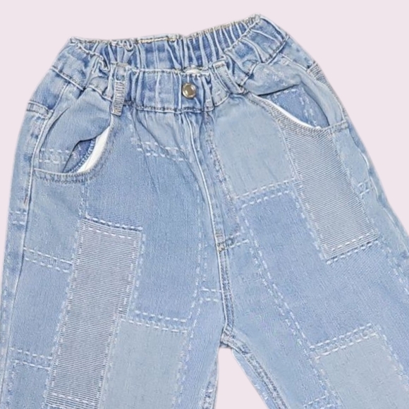 Rolanko Girls Light Blue Jeans Size 11/12 - Picture 2 of 6
